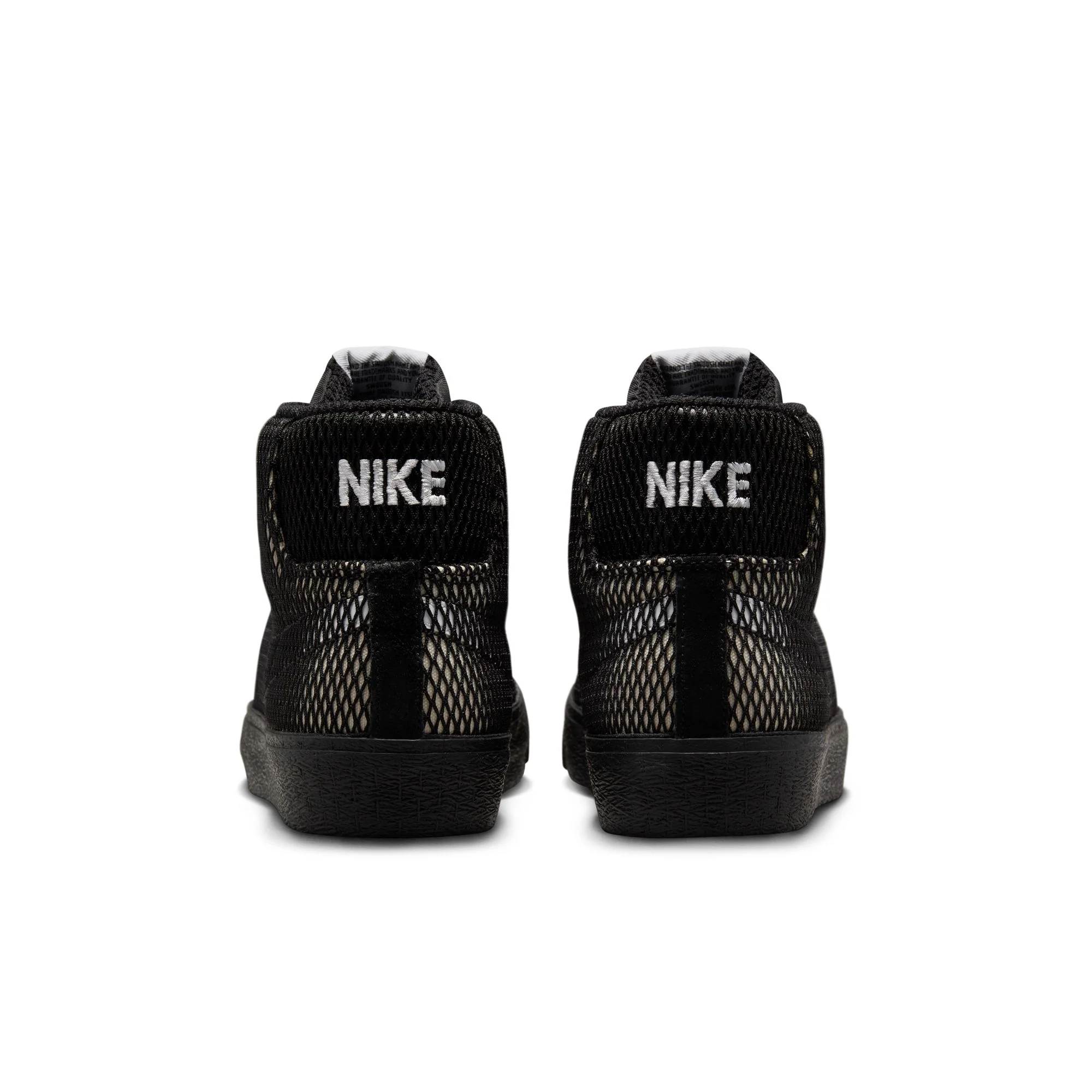 Nike SB Blazer Mid Premium Shoes - White/Black-White-Black - Image 5